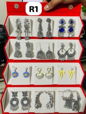 লাল ঝুমকা বক্স - ১২ সেট