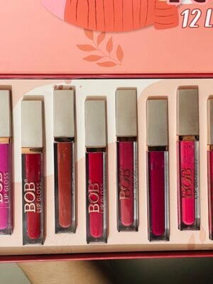 BOB Perfect Nude 12 Color Lip Gloss Set.